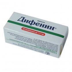 Дифенин (Фенитоин) таблетки 117мг №60 в Ноябрьске и области фото